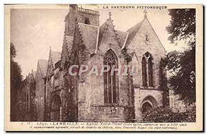 Carte Postale Ancienne Lamballe Eglise Notre Dame