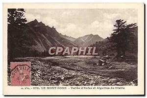 Carte Postale Ancienne Le Mont Dore Vallée D'Enfer Et Aiguilles Du Diable