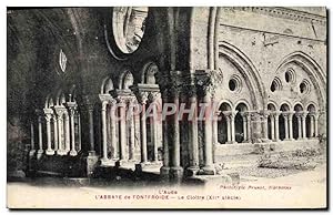 Carte Postale Ancienne L'abbaye de Fontfroide Le cloître