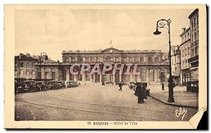 Bild des Verkufers fr Carte Postale Ancienne Bordeaux Htel de Ville zum Verkauf von CPAPHIL