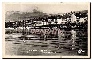 Carte Postale Moderne Evian Les Bains vue Prise Du Lac