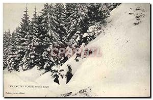 Carte Postale Ancienne Le Hautes Vosges Sous La Neige