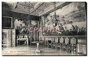 Carte Postale Ancienne Palais De Fontainebleau Antichambre des appartements du Pape