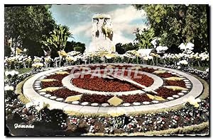 Carte Postale Moderne Alger Le Monument Aux Morts Par Landowski et l'horologe florale