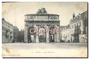 Carte Postale Ancienne Nancy Porte Desilles
