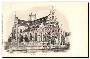 Carte Postale Ancienne Bourg Eglise De Brou