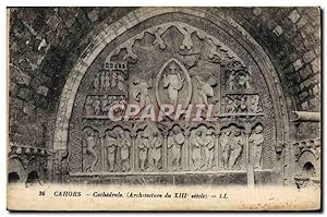 Carte Postale Ancienne Cahors Cathédrale