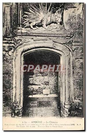 Image du vendeur pour Carte Postale Ancienne Amboise Le Chteau Porte d'entre du Jeu de Paume mis en vente par CPAPHIL