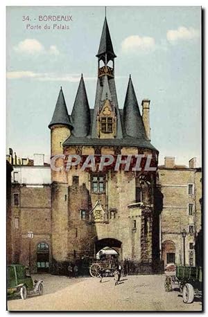 Carte Postale Ancienne Bordeaux Porte Du Palais
