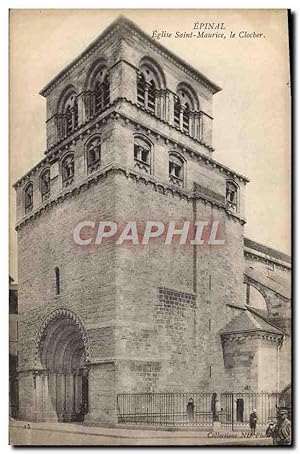 Carte Postale Ancienne Epinal Eglise Saint Maurice Le Clocher