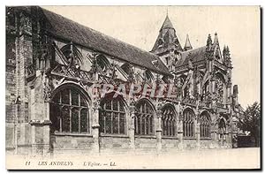 Carte Postale Ancienne Les Andelys L'Eglise