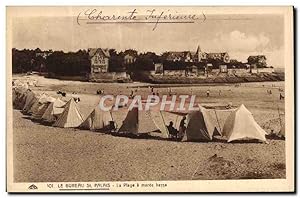 Carte Postale Ancienne Le Bureau St Palais La Plage A Marée Basse