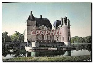 Carte Postale Moderne La Bussiere Le Château Cour d'Honneur