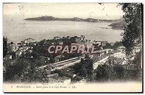 Carte Postale Ancienne Beaulieu Saint Jean Et Le Cap Ferrat