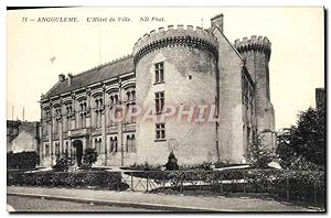 Carte Postale Ancienne Angouleme L'Hôtel de ville