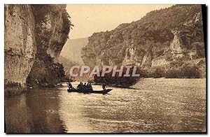 Carte Postale Ancienne Gorges du Tarn Entrée des Detroits