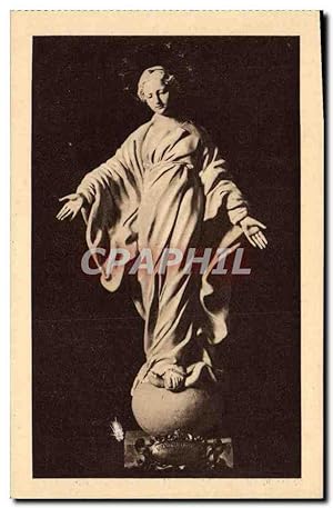 Bild des Verkufers fr Carte Postale Ancienne La Statue De La Vierge Qui S'Anima Pour Sourire Lisieux zum Verkauf von CPAPHIL