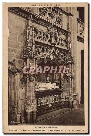 Carte Postale Ancienne Bourg en Bresse Eglise De Brou Tombeau De Marguerite De Bourbon