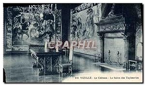 Carte Postale Ancienne Vizille Le Château Le Salon Des Tapisseries