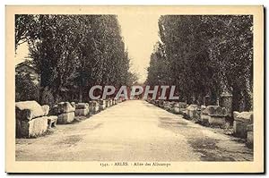 Carte Postale Ancienne Arles Allée Des Aliscamps