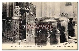 Carte Postale Ancienne Montreal Stalles