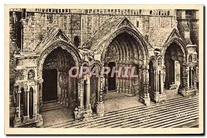 Carte Postale Ancienne Cathédrale de Chartres Portail Nord
