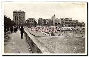 Carte Postale Ancienne Saint Jean De Luz La Plage et le Casino