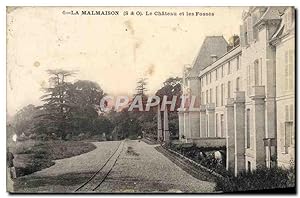 Carte Postale Ancienne La Malmaison Le Château et les Fosses