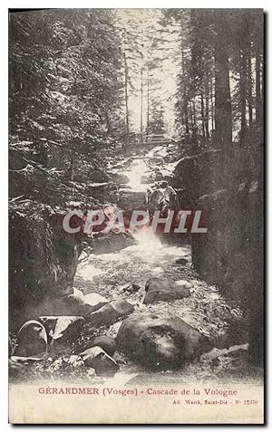 Carte Postale Ancienne Gerardmer Cascade de la Vologne