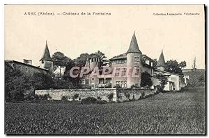 Carte Postale Ancienne Anse Château de la Fontaine