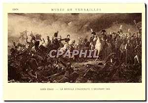 Bild des Verkufers fr Carte Postale Ancienne Musee De Versailles Baron Gerard La bataille d'Austerlitz Napoleon 1er zum Verkauf von CPAPHIL