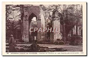 Carte Postale Ancienne Ancienne Abbaye De Jumieges Restes du choeur et des chapelles gothiques