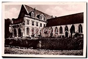 Carte Postale Ancienne Abbaye de St Wandrille L'entrée du refectoire