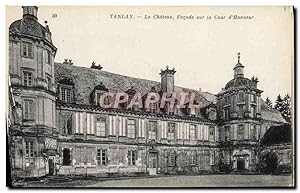Carte Postale Ancienne Tanlay Le Château Façade Sur La Cour D'Honneur