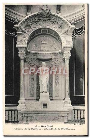Carte Postale Ancienne Ars Intérieur De la basilique Chapelle de la glorification