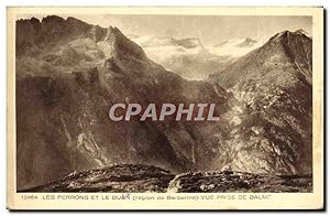 Carte Postale Ancienne Les Perrons Et Le Buan vue Prise De Balme