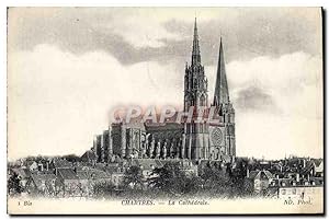 Carte Postale Ancienne Cathédrale de Chartres
