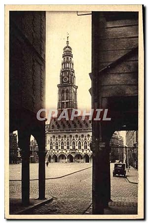 Carte Postale Ancienne Arras vue Sur La Petite Place