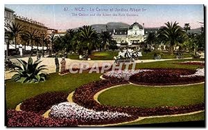 Carte Postale Ancienne Nice Le Casino Et Jardins Albert 1er