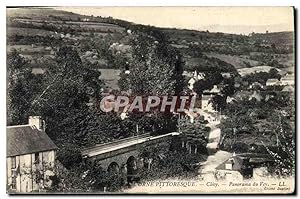 Carte Postale Ancienne Orne Pittoresque Clecy Panorama Du Vey