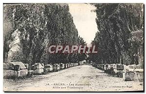 Carte Postale Ancienne Arles Les Alyscamps Allée Des Tombeaux