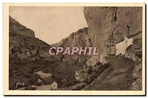 Carte Postale Ancienne Gorges Du Tarn L'Ermitage De St Hilaire et le cirque des Beaumes