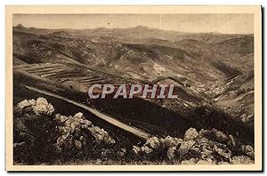 Carte Postale Ancienne La Region Des Cevennes Les 3 points culminants Gerbier Sara Mezenc