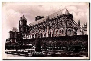 Carte Postale Ancienne Bourges Abside de la cathédrale