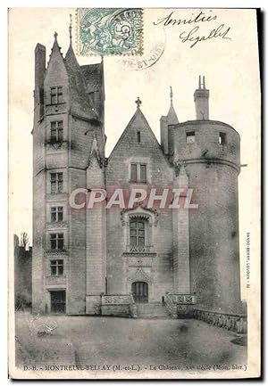 Carte Postale Ancienne Montreuil Bellay Le Cheteau