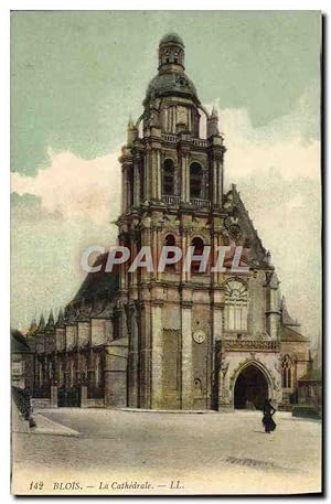 Carte Postale Ancienne Blois La Cathédrale