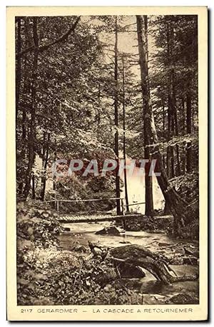 Carte Postale Ancienne Gerardmer La cascade a Retournemer