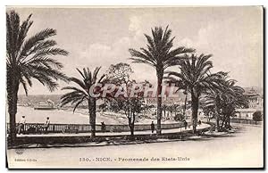 Carte Postale Ancienne Nice Promenade des Etats Unis