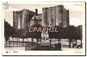 Carte Postale Ancienne Niort Le Donjon