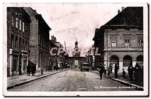 Carte Postale Moderne Pontarlier Grande Rue